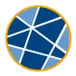 Blue circular abstract icon for BTC, a licensed clinic that provides ketamine therapy