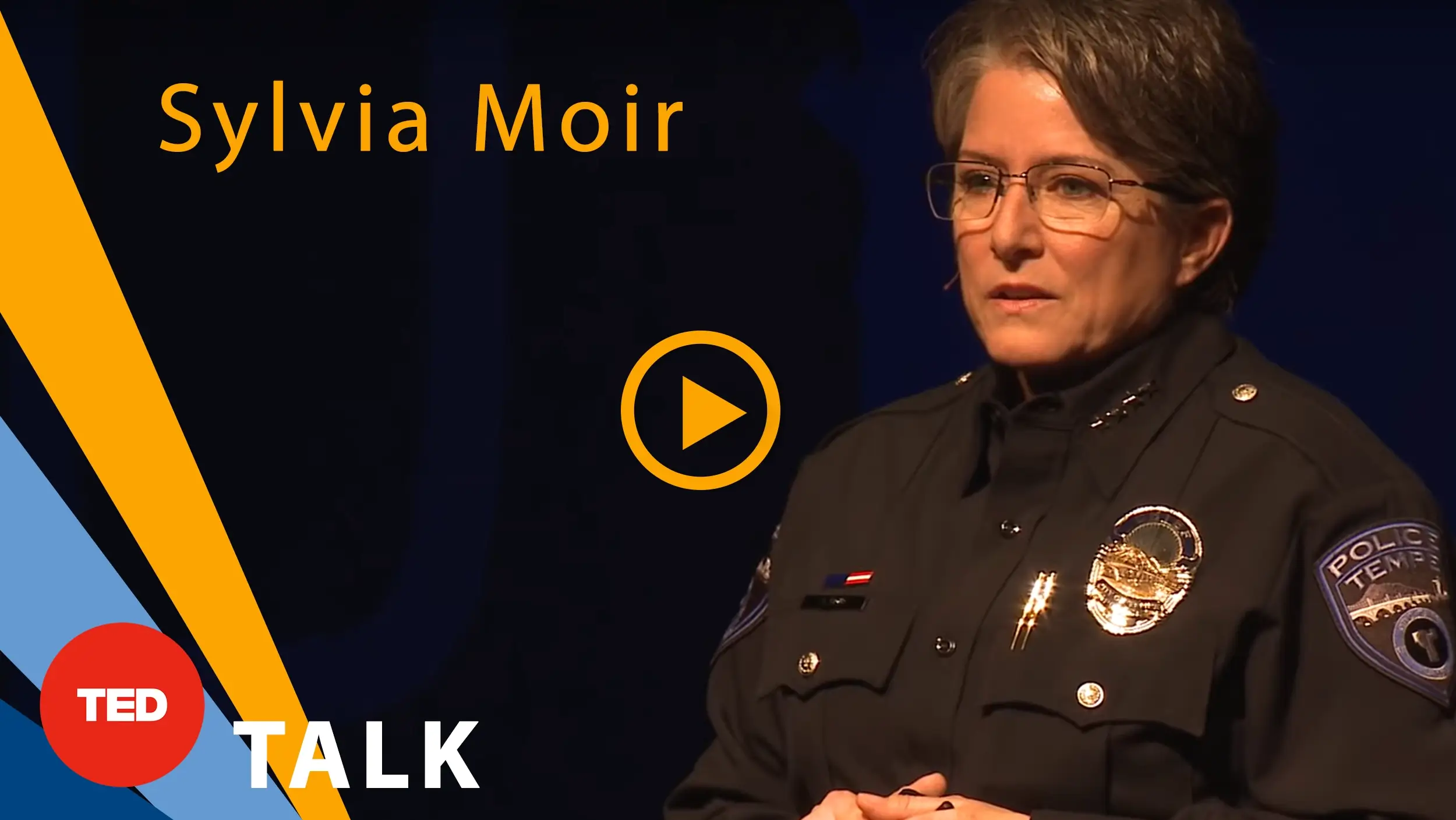 Sylvia Moir speaking at TED Talk